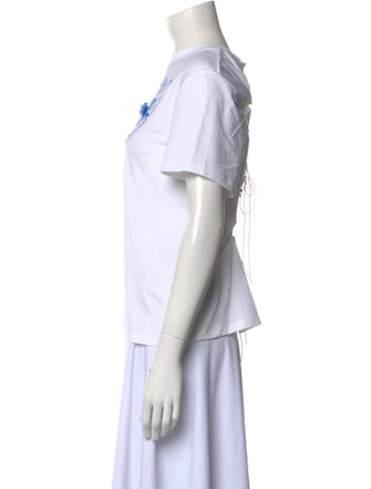 Cecilie Bahnsen Graphic Print Crew Neck T-Shirt