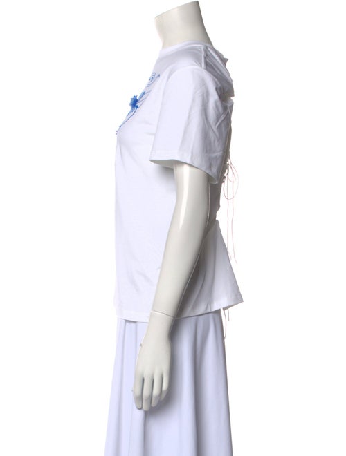 Cecilie Bahnsen Graphic Print Crew Neck T-Shirt