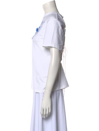 Cecilie Bahnsen Graphic Print Crew Neck T-Shirt