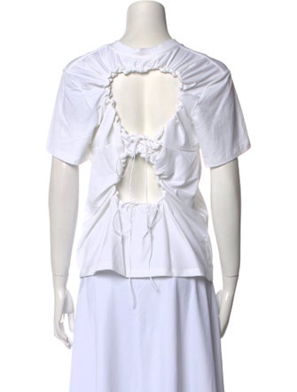 Cecilie Bahnsen Graphic Print Crew Neck T-Shirt