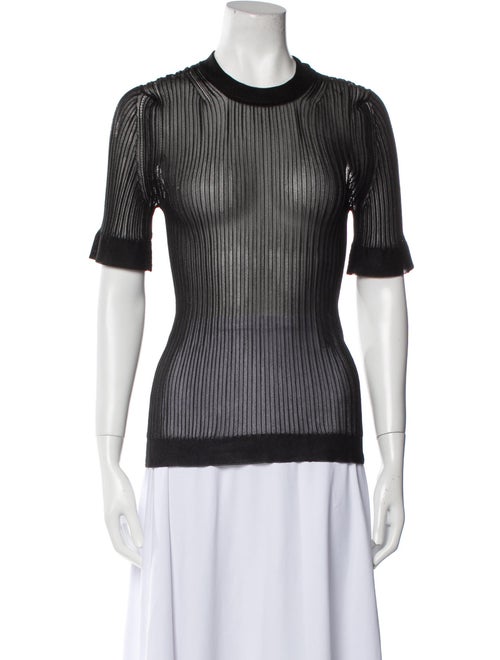 Cecilie Bahnsen Crew Neck Short Sleeve Top