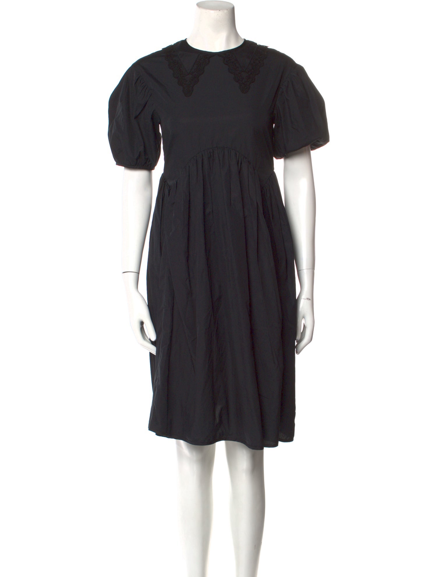 Cecilie Bahnsen Crew Neck Knee-Length Dress