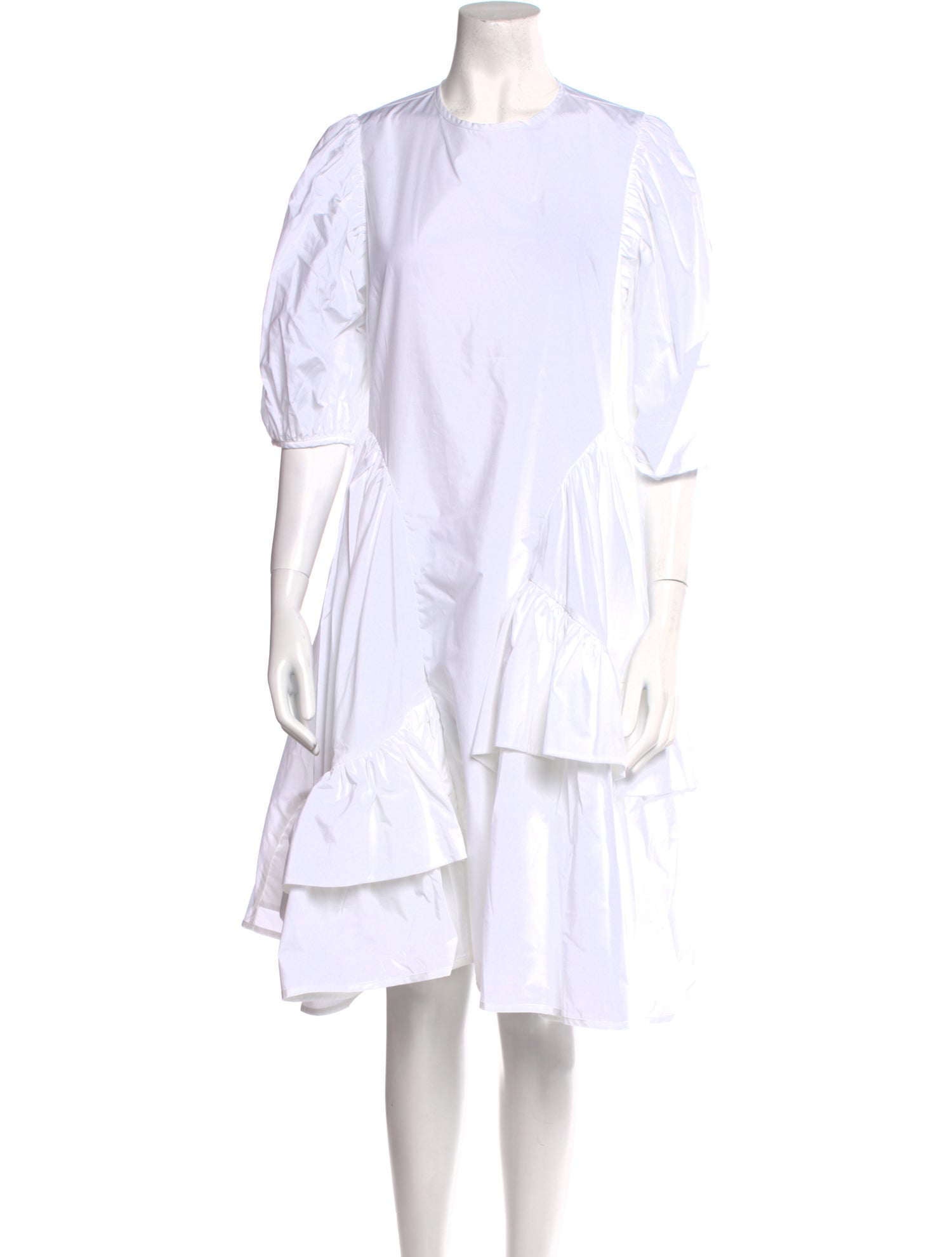 Cecilie Bahnsen Crew Neck Knee-Length Dress