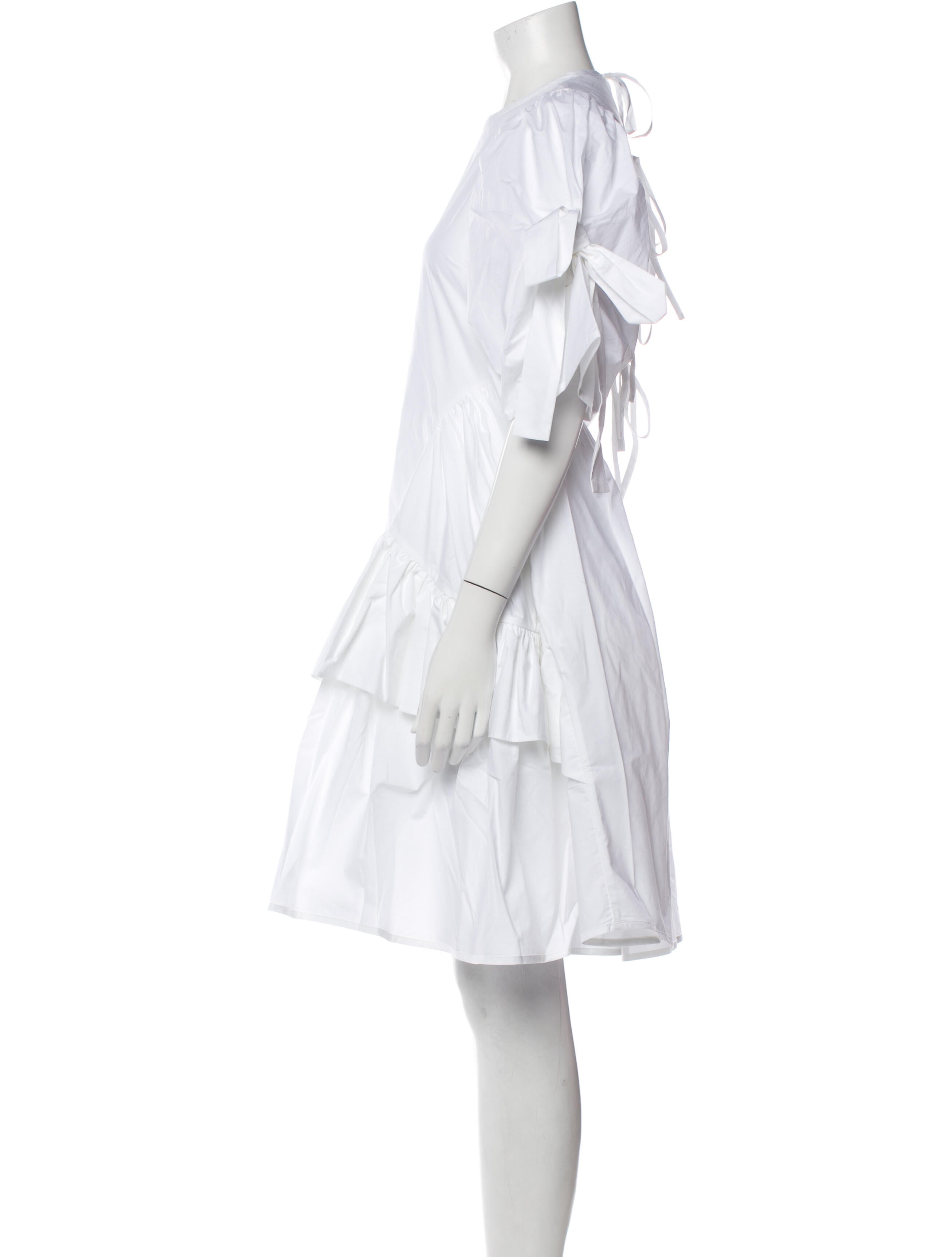 Cecilie Bahnsen Crew Neck Knee-Length Dress