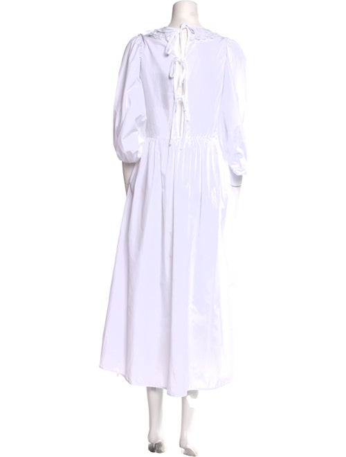 Cecilie Bahnsen Crew Neck Long Dress