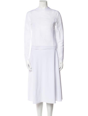 Cecilie Bahnsen Tops Mock Neck Long Sleeve Crop Top XS