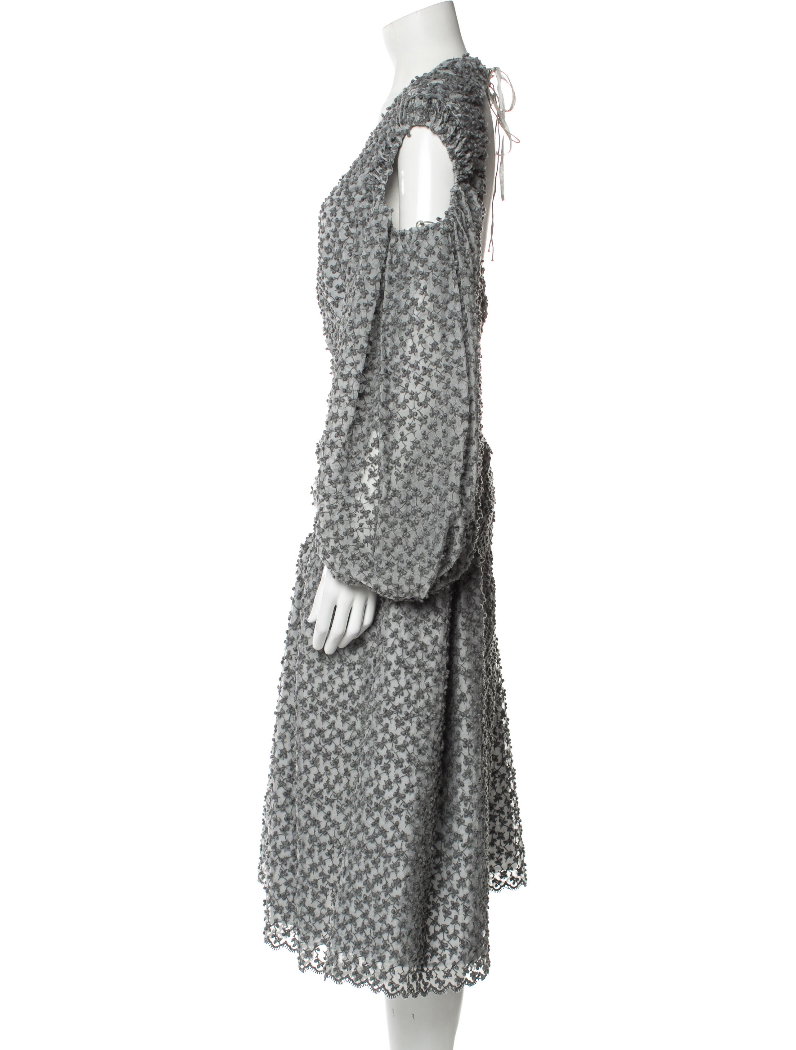 Cecilie Bahnsen Printed Long Dress