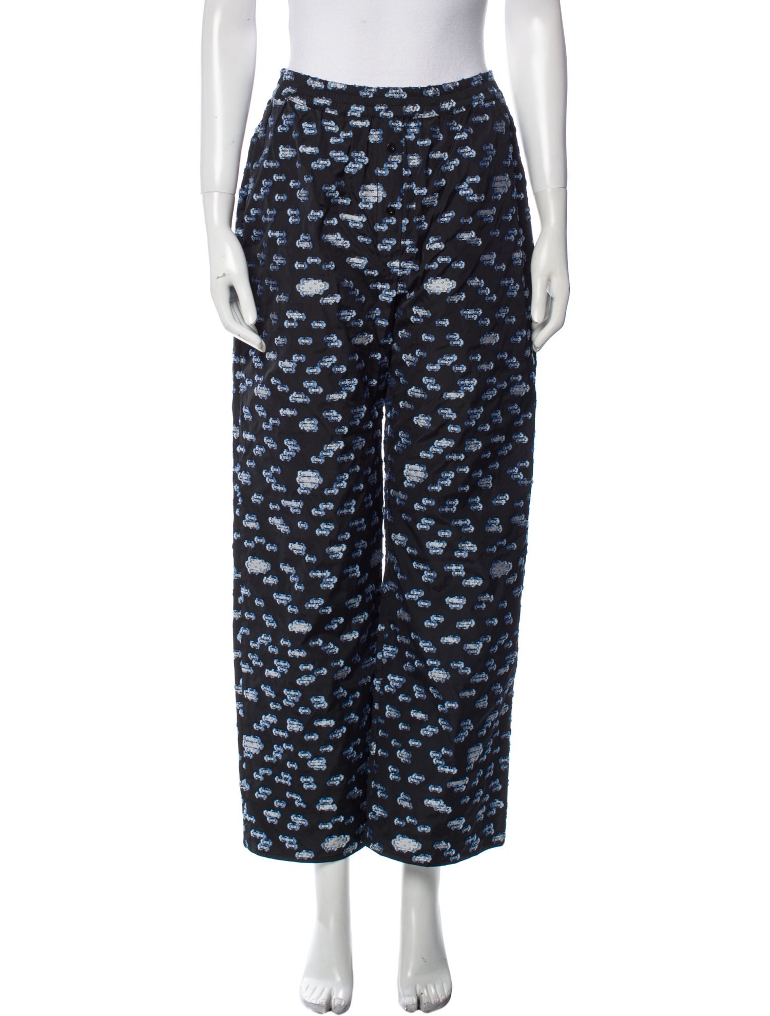 Cecilie Bahnsen Printed Wide Leg Pants w/ Tags