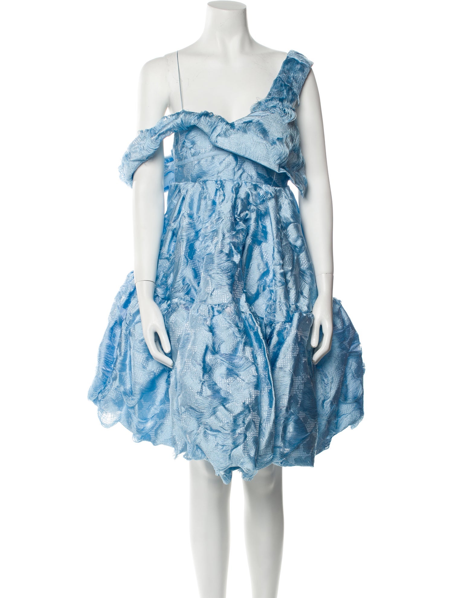 Cecilie Bahnsen One-Shoulder Knee-Length Dress w/ Tags