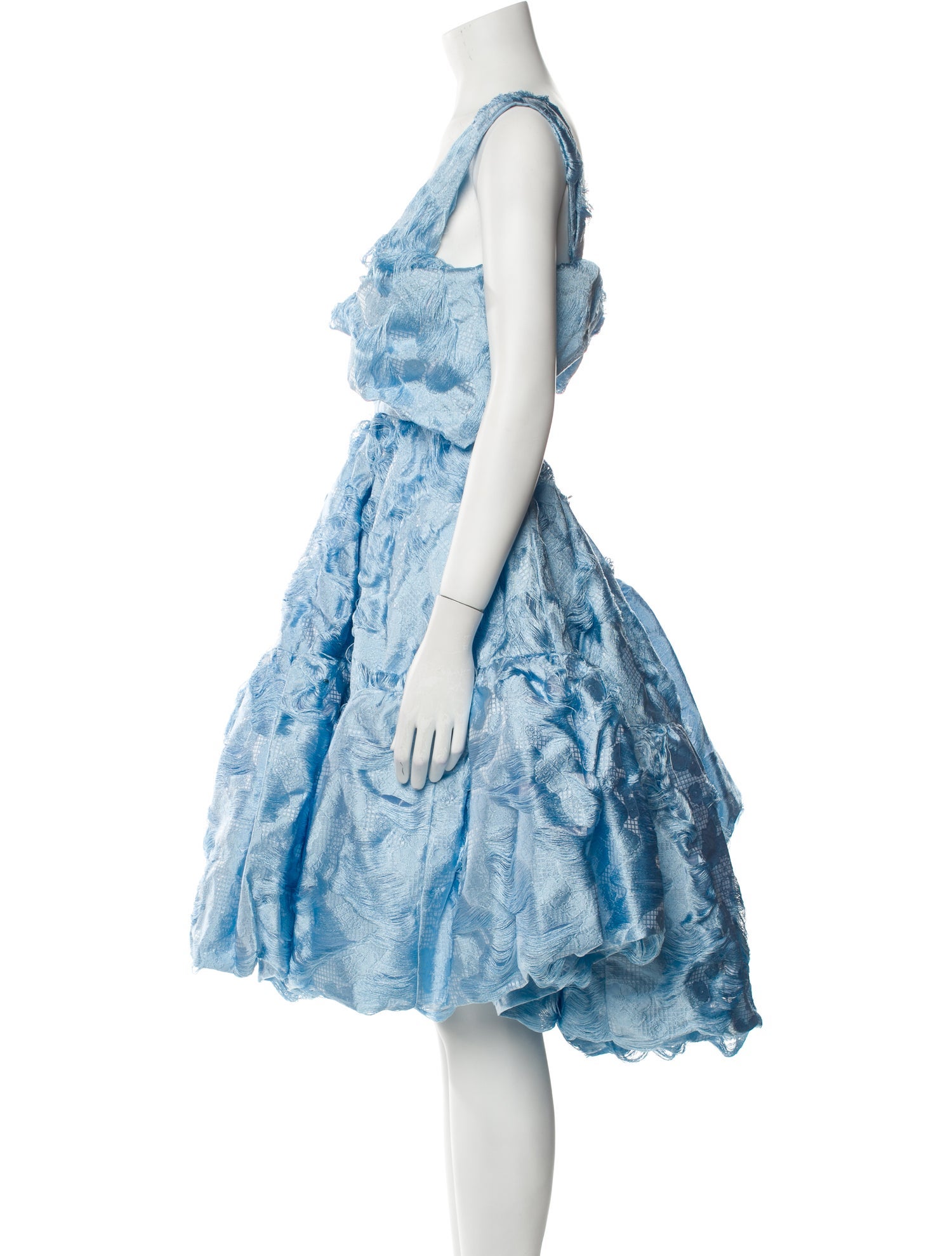 Cecilie Bahnsen One-Shoulder Knee-Length Dress w/ Tags