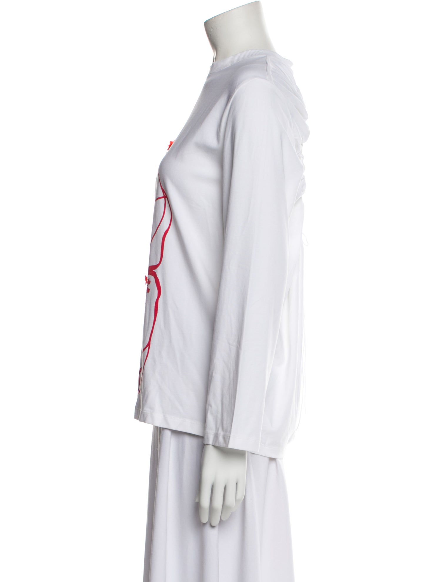 Cecilie Bahnsen Graphic Print Crew Neck T-Shirt w/ Tags