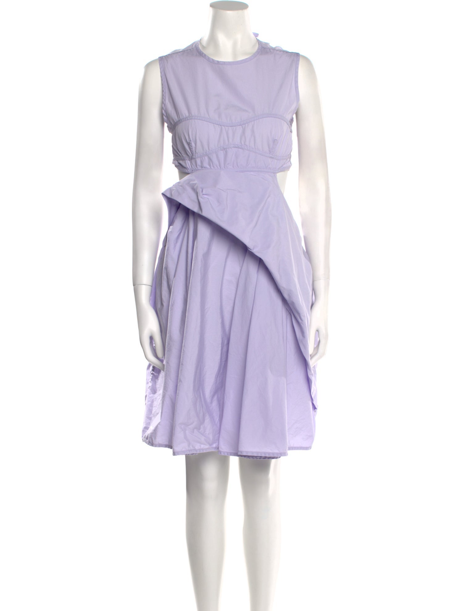 Cecilie Bahnsen Crew Neck Knee-Length Dress