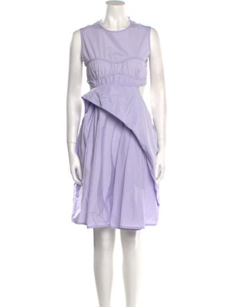 Cecilie Bahnsen Crew Neck Knee-Length Dress