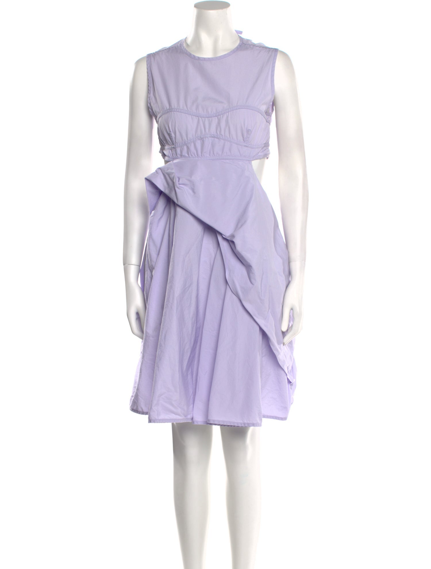 Cecilie Bahnsen Crew Neck Midi Length Dress