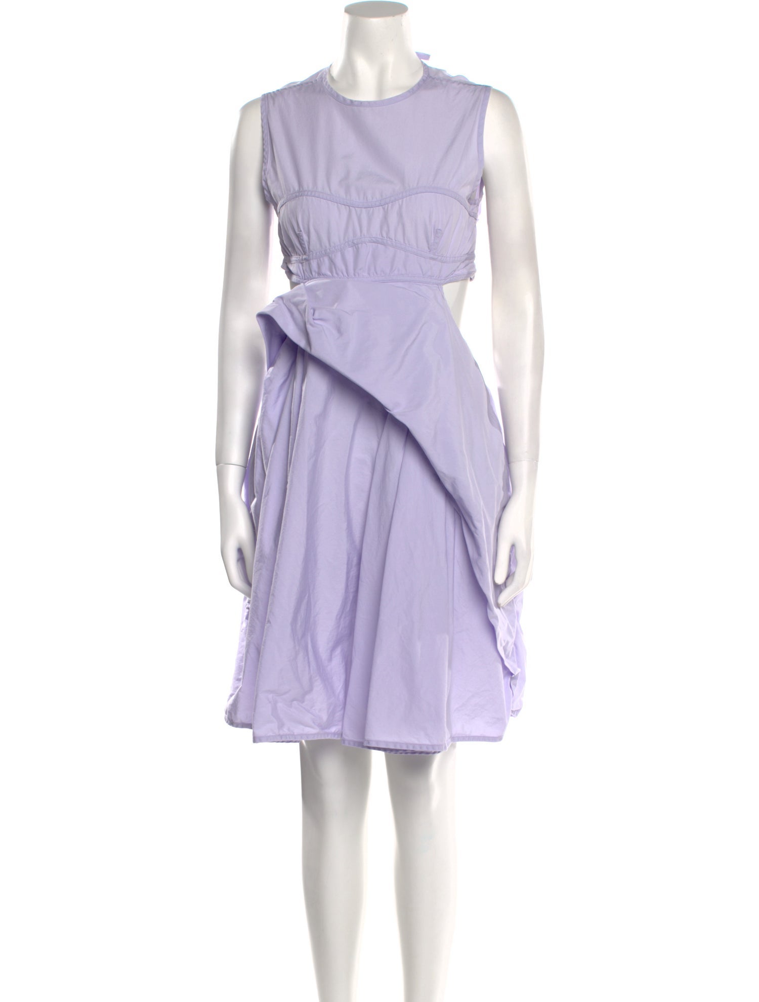 Cecilie Bahnsen Crew Neck Knee-Length Dress