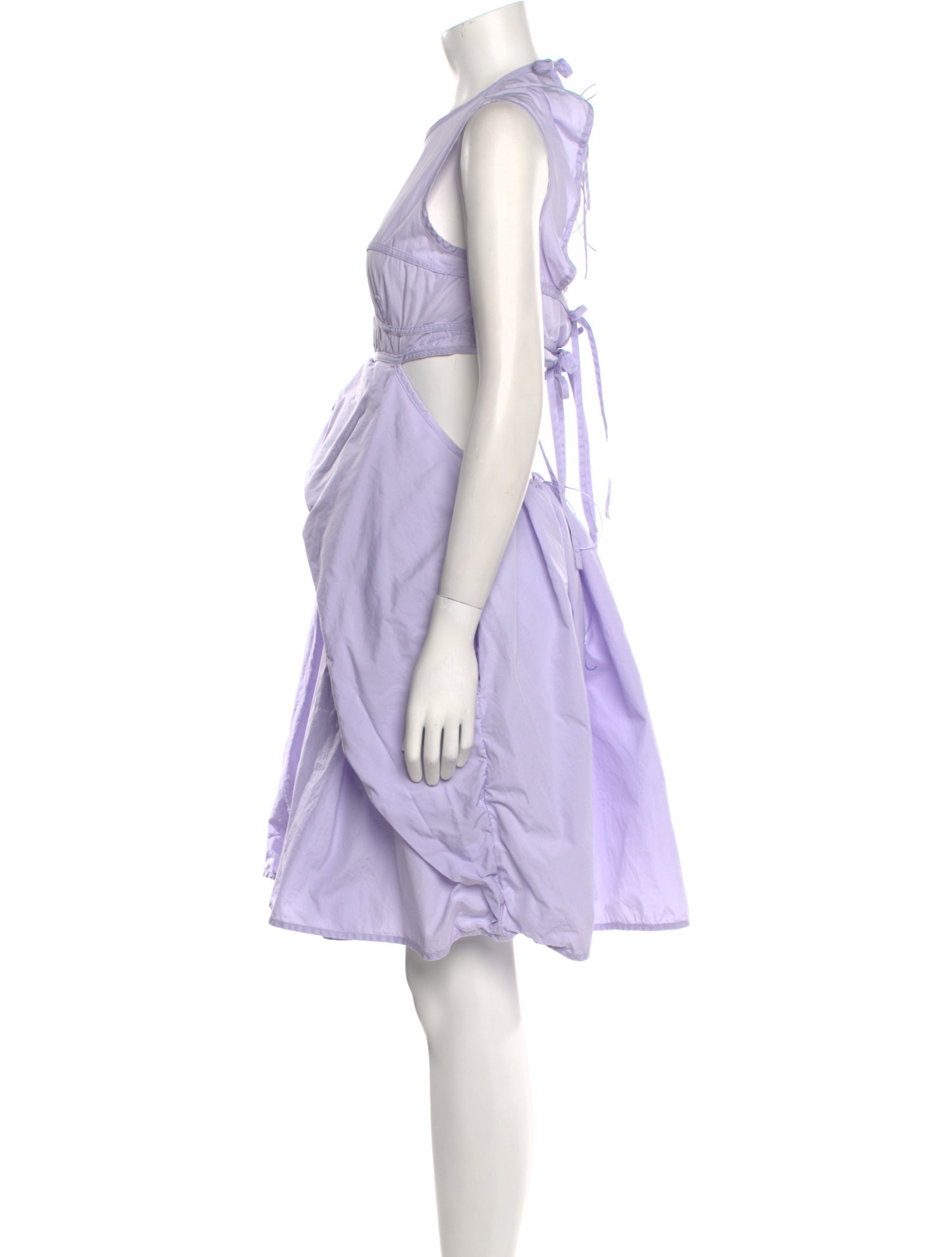 Cecilie Bahnsen Crew Neck Knee-Length Dress