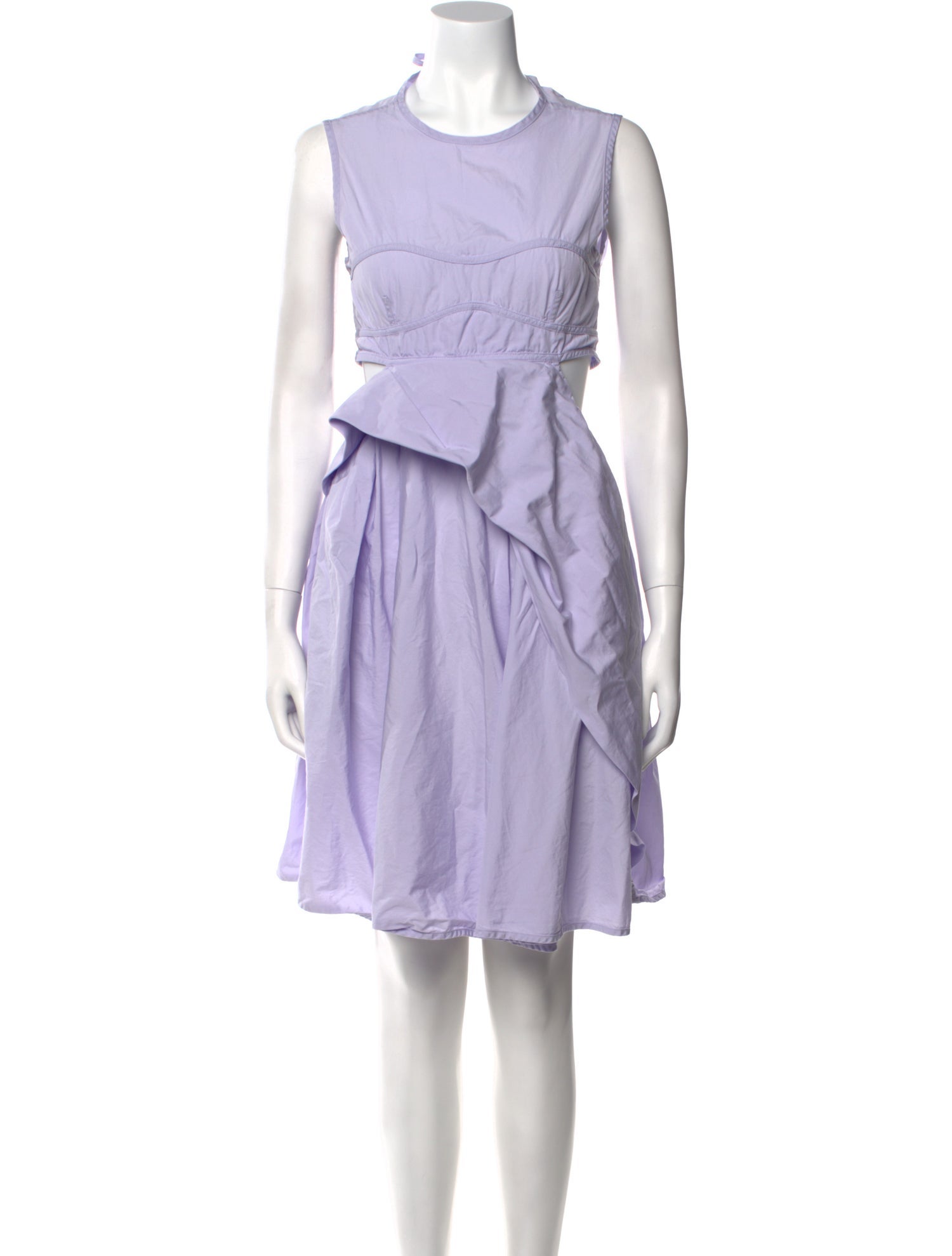 Cecilie Bahnsen Crew Neck Knee-Length Dress