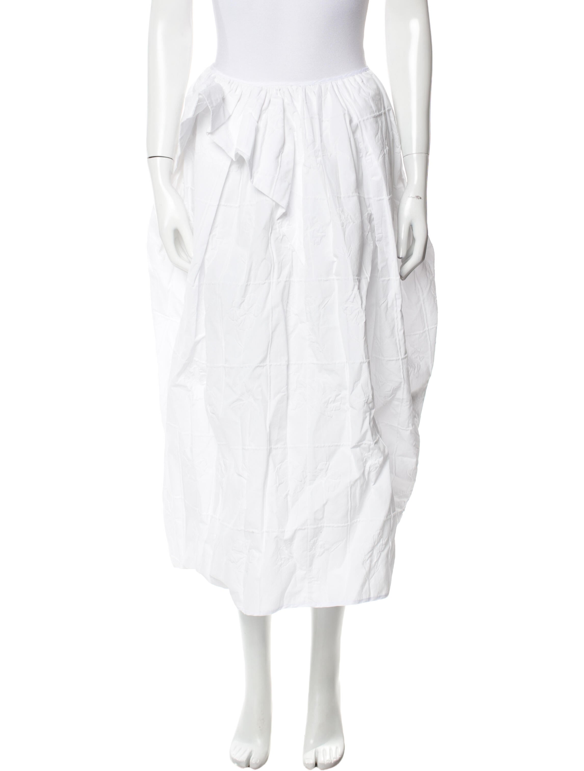 Cecilie Bahnsen Midi Length Skirt - Neutrals Skirts