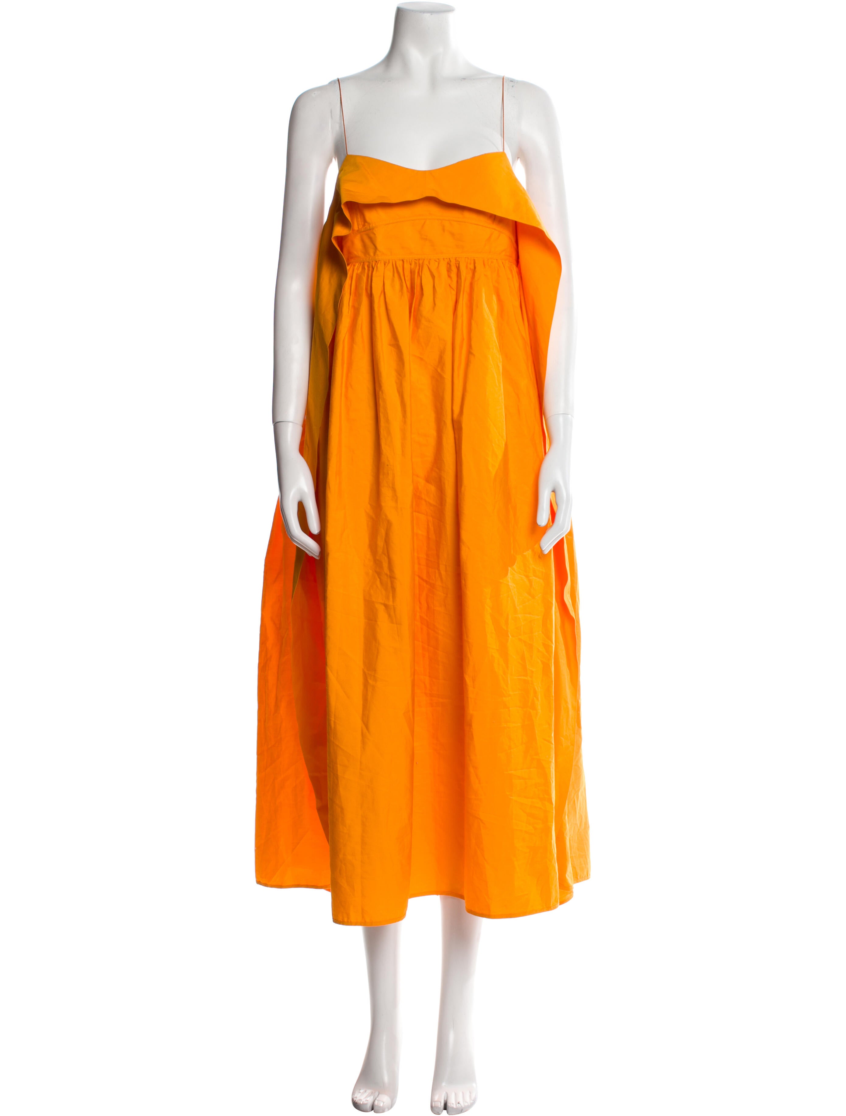 Cecilie Bahnsen Square Neckline Long Dress w/ Tags
