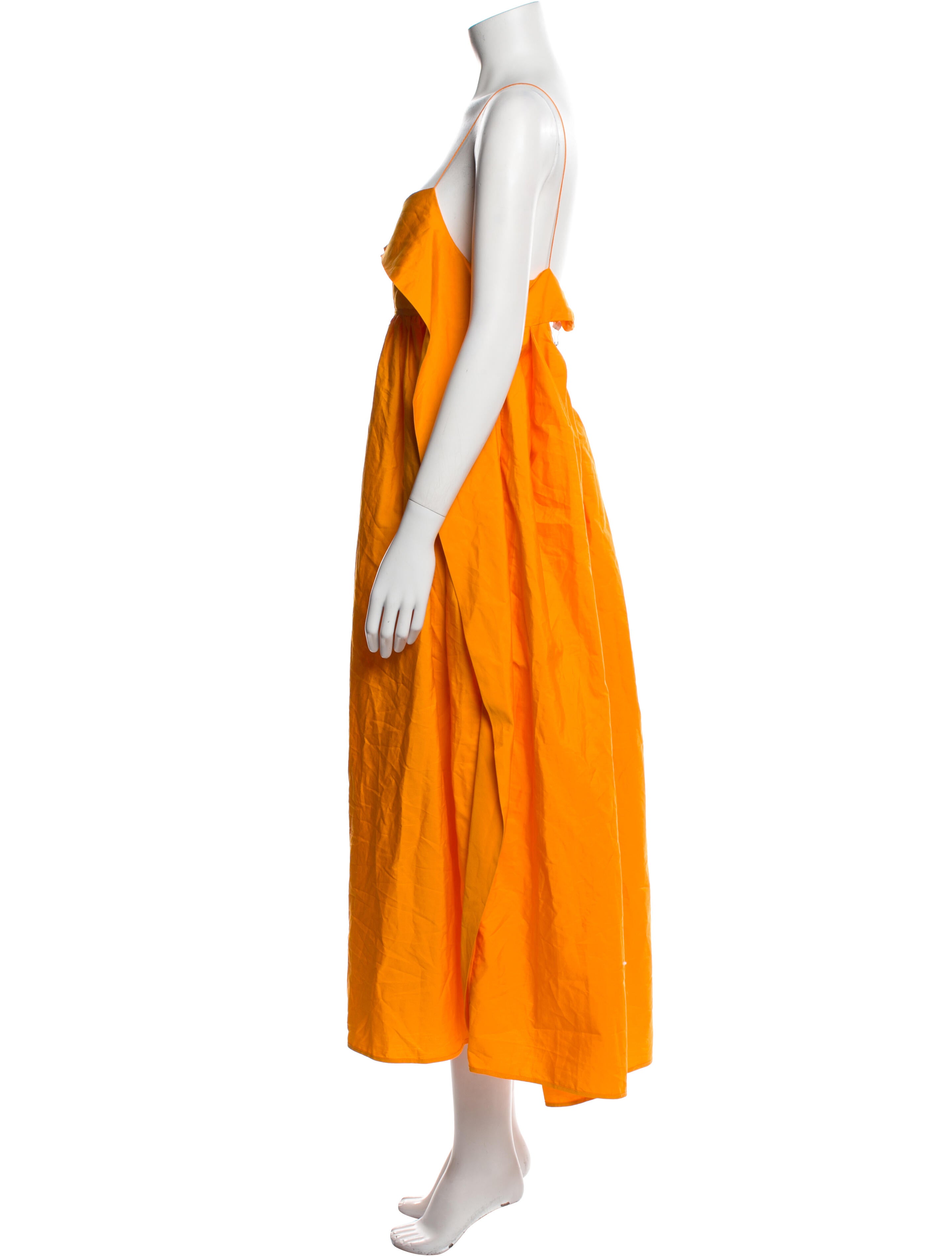 Cecilie Bahnsen Square Neckline Long Dress w/ Tags