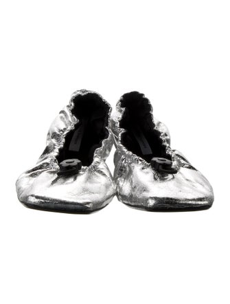 Cecilie Bahnsen Patent Leather Ballet Flats