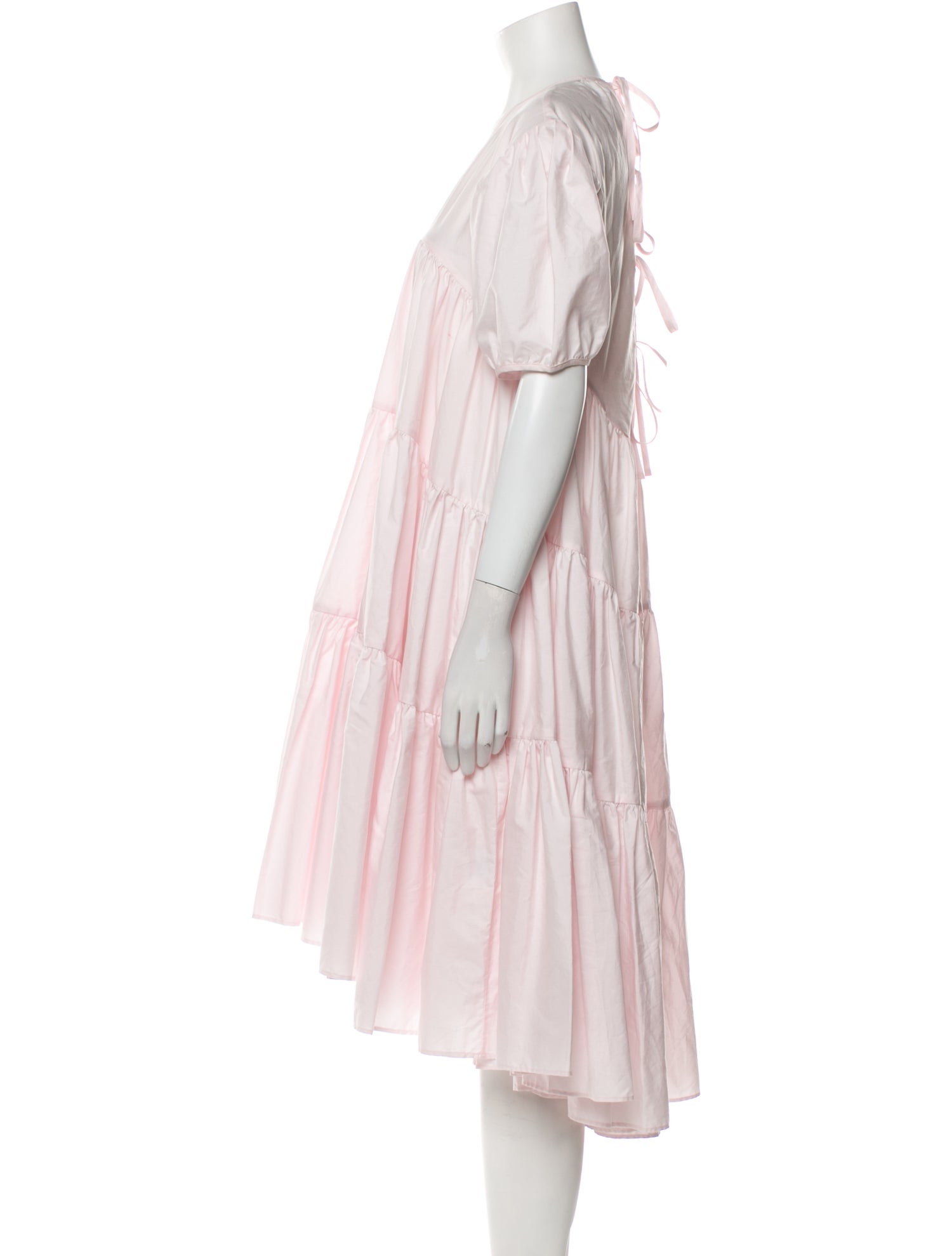 Cecilie Bahnsen Crew Neck Midi Length Dress