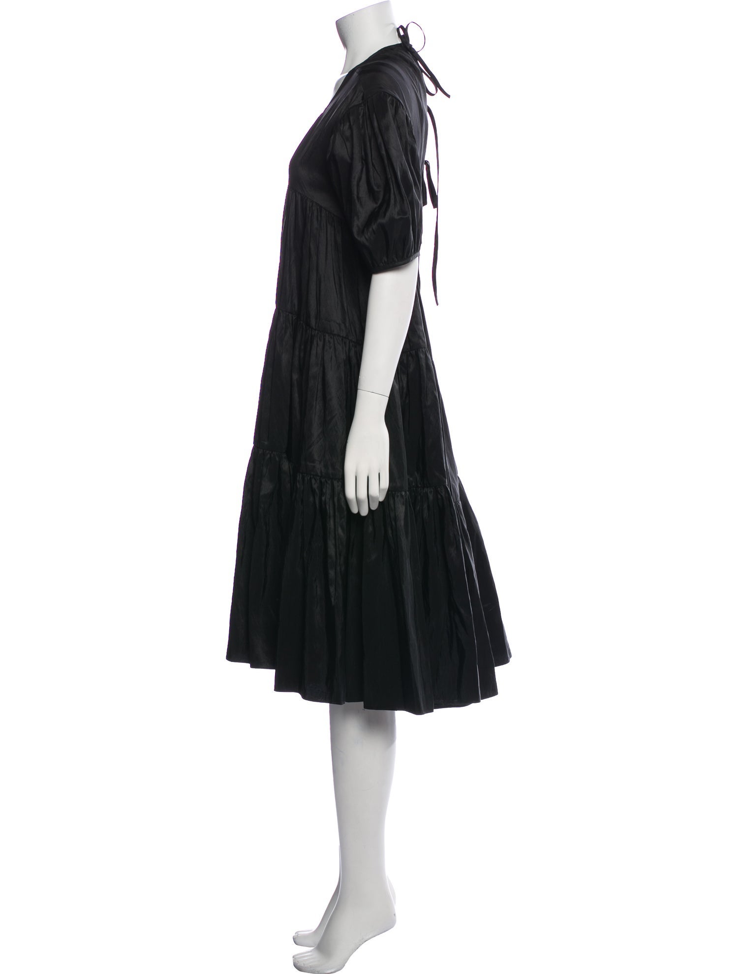 Cecilie Bahnsen Crew Neck Midi Length Dress