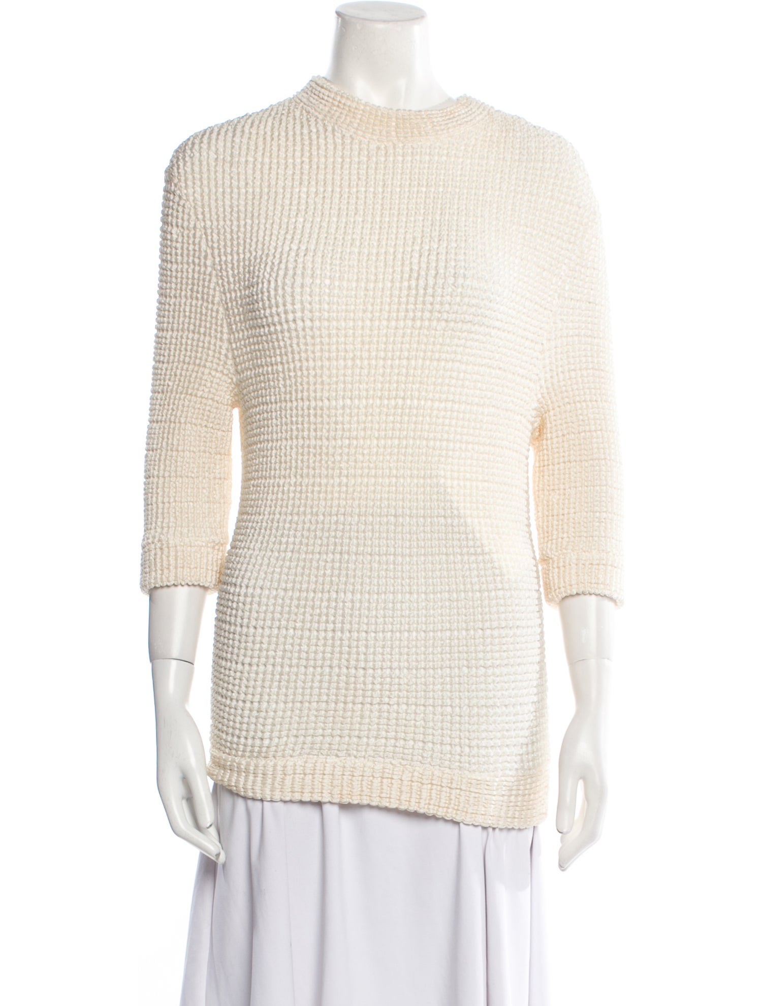 Cecilie Bahnsen Silk Crew Neck Top