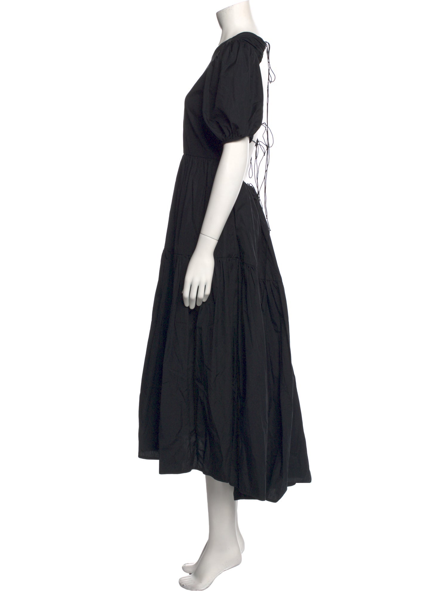Cecilie Bahnsen Crew Neck Long Dress