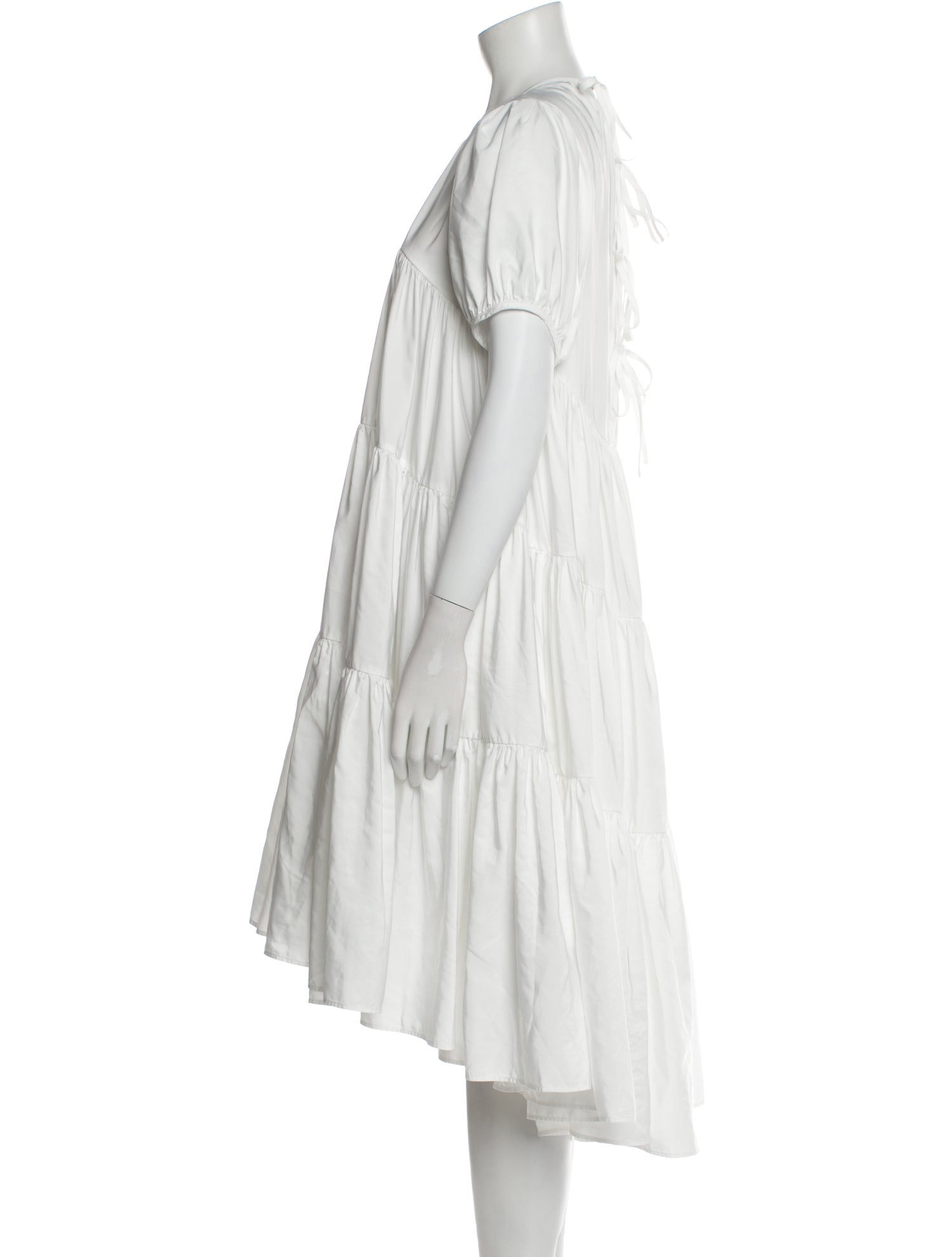 Cecilie Bahnsen Crew Neck Midi Length Dress