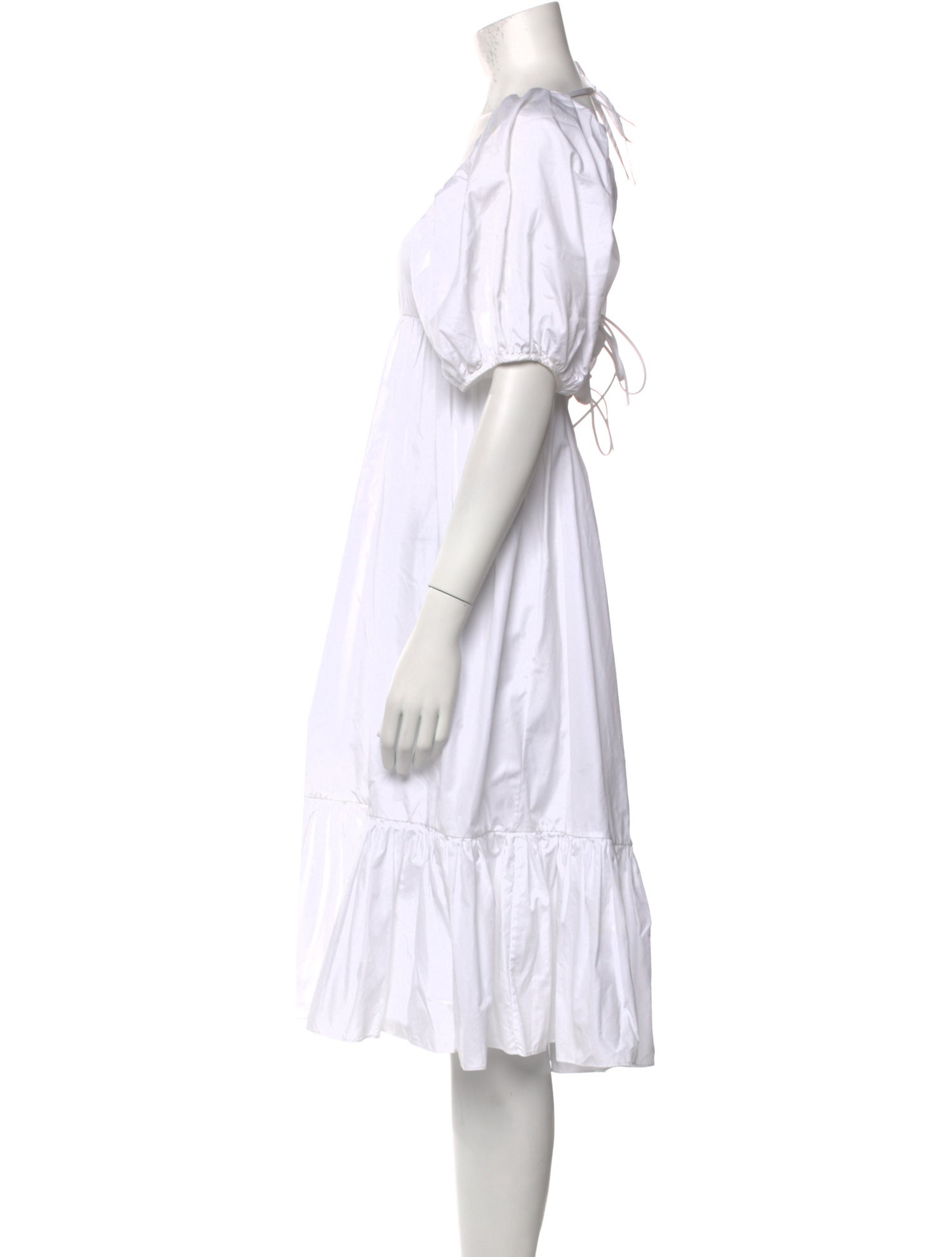 Cecilie Bahnsen Square Neckline Midi Length Dress