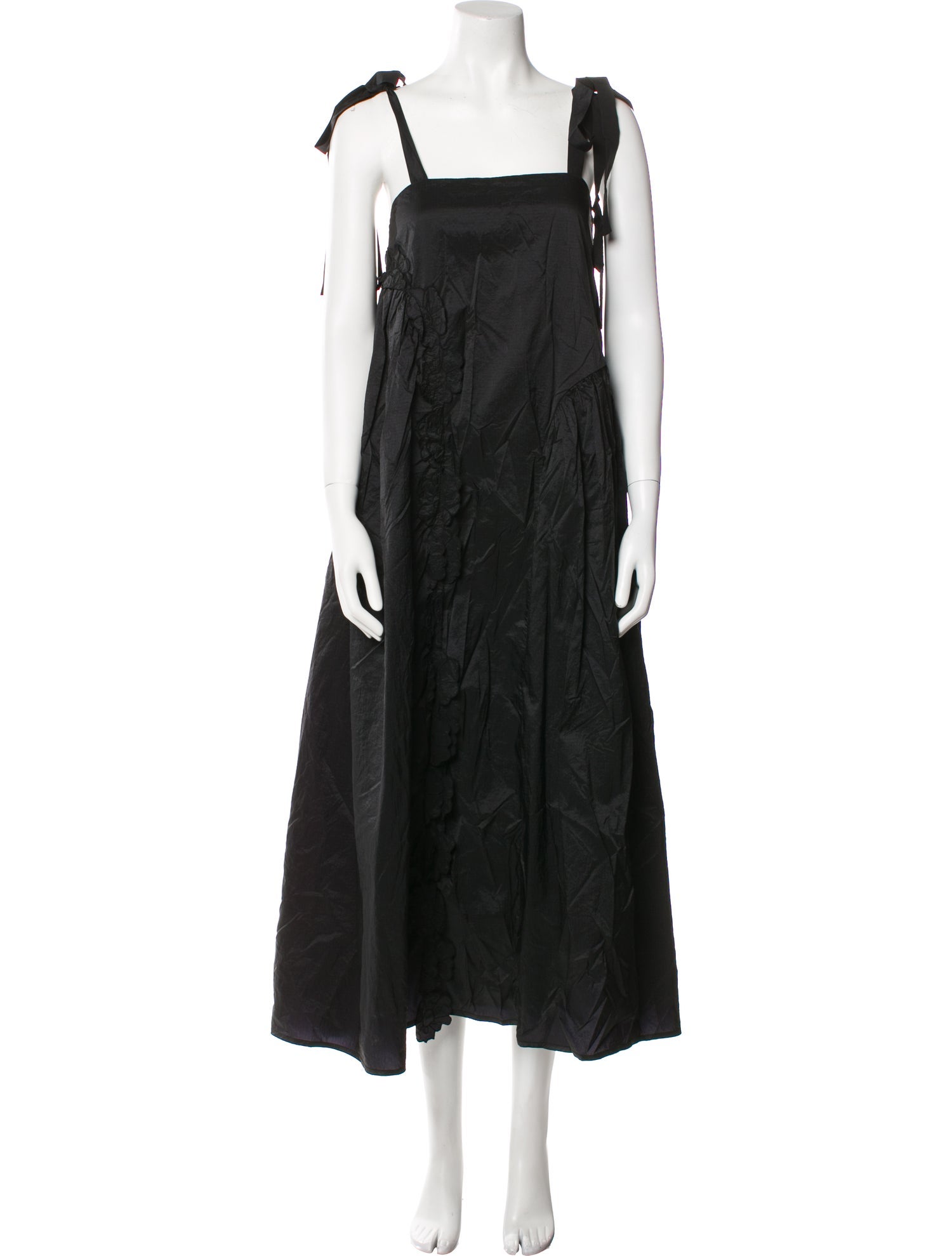Cecilie Bahnsen Square Neckline Long Dress