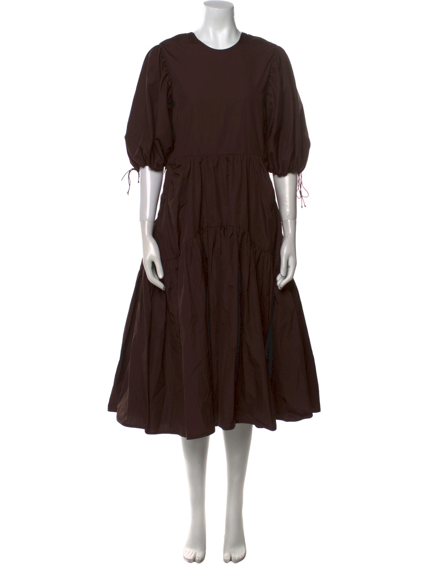 Cecilie Bahnsen Crew Neck Midi Length Dress