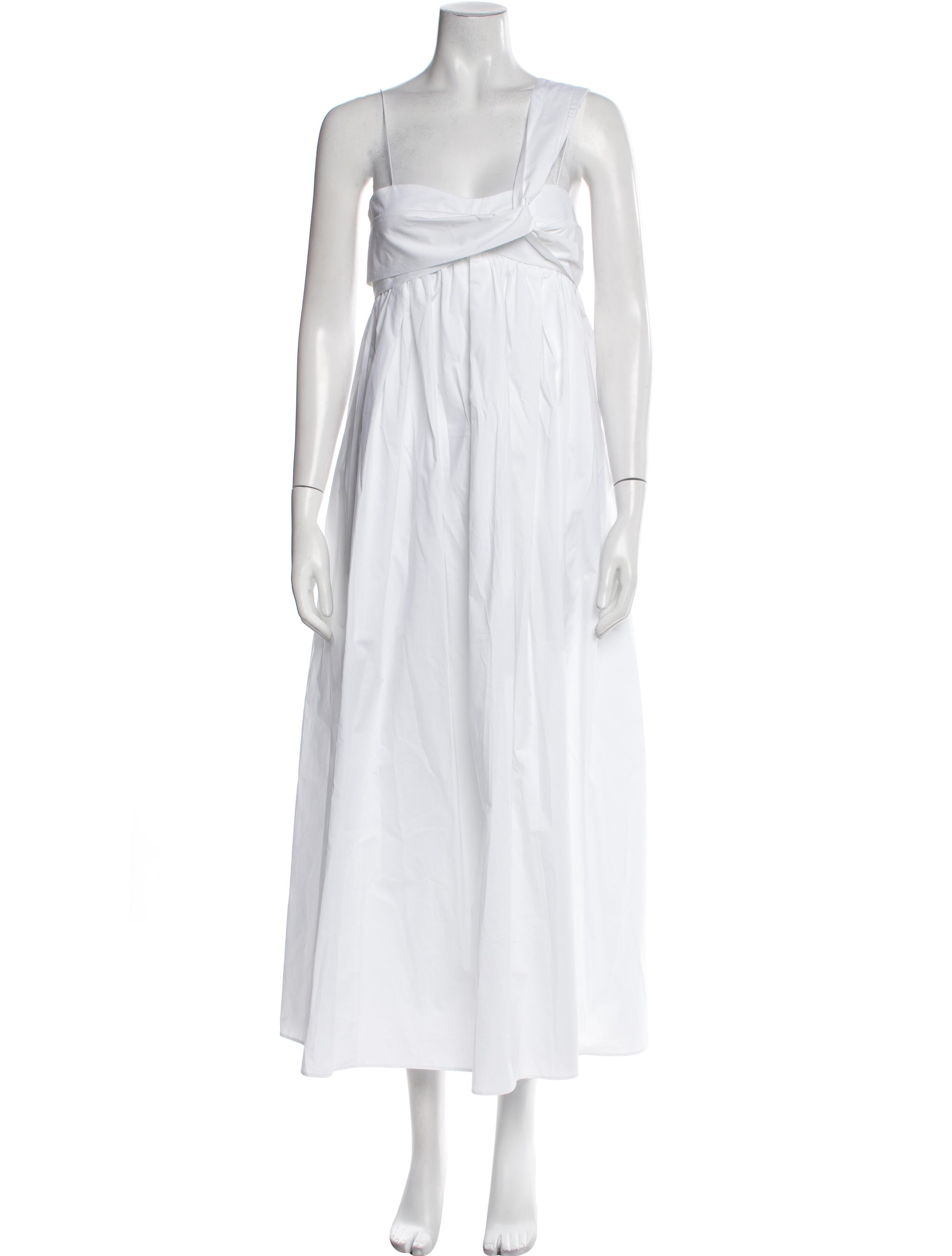 Cecilie Bahnsen Square Neckline Long Dress w/ Tags