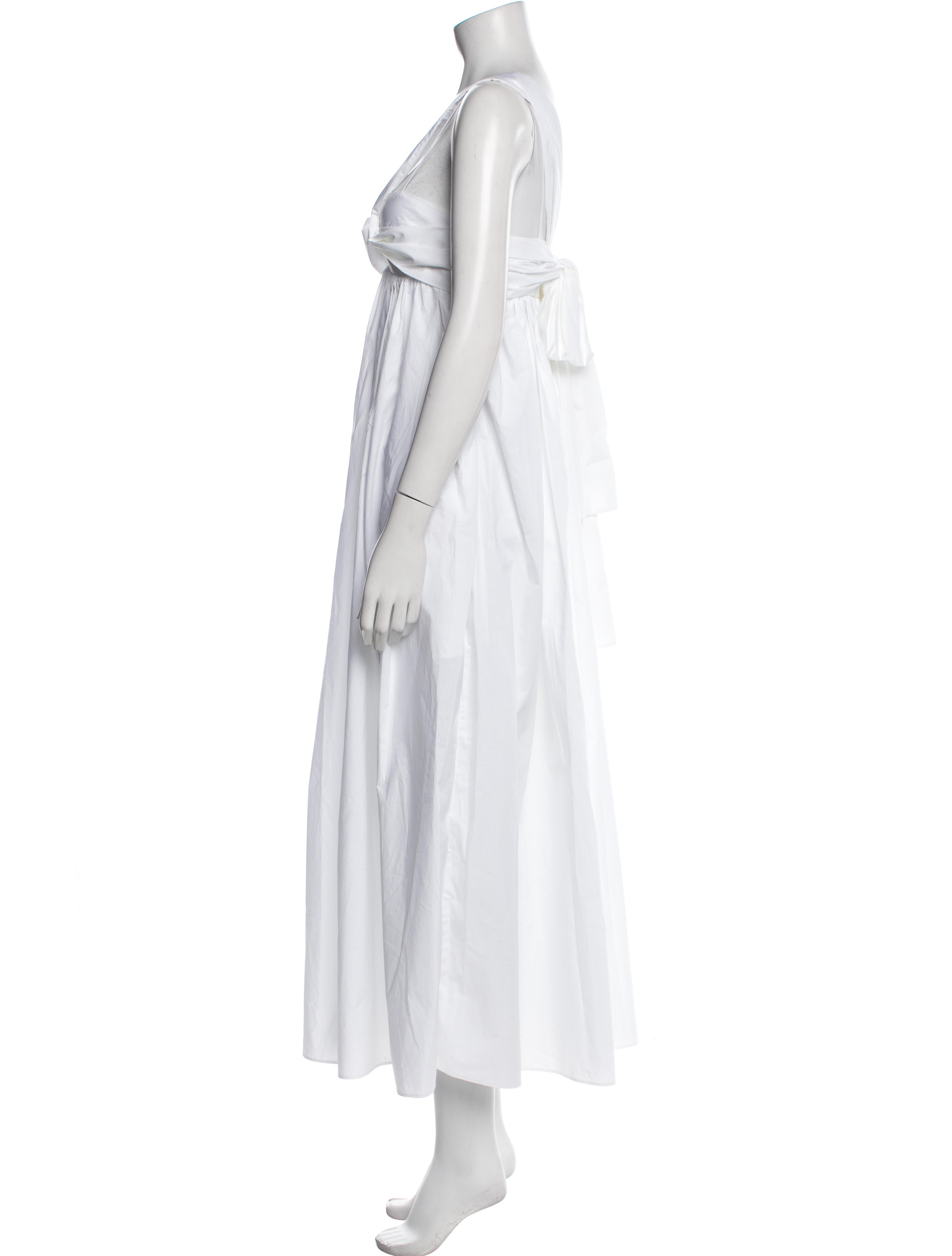 Cecilie Bahnsen Square Neckline Long Dress w/ Tags