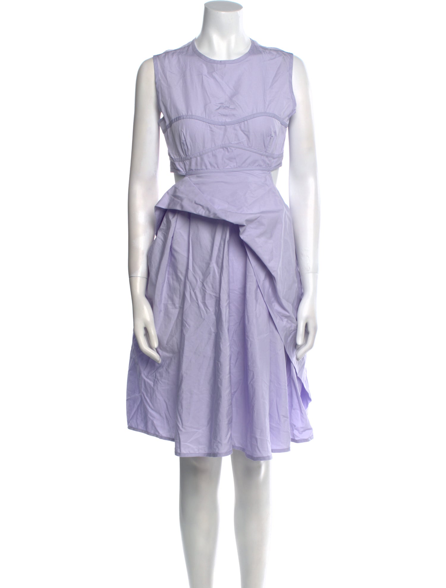 Cecilie Bahnsen Crew Neck Knee-Length Dress