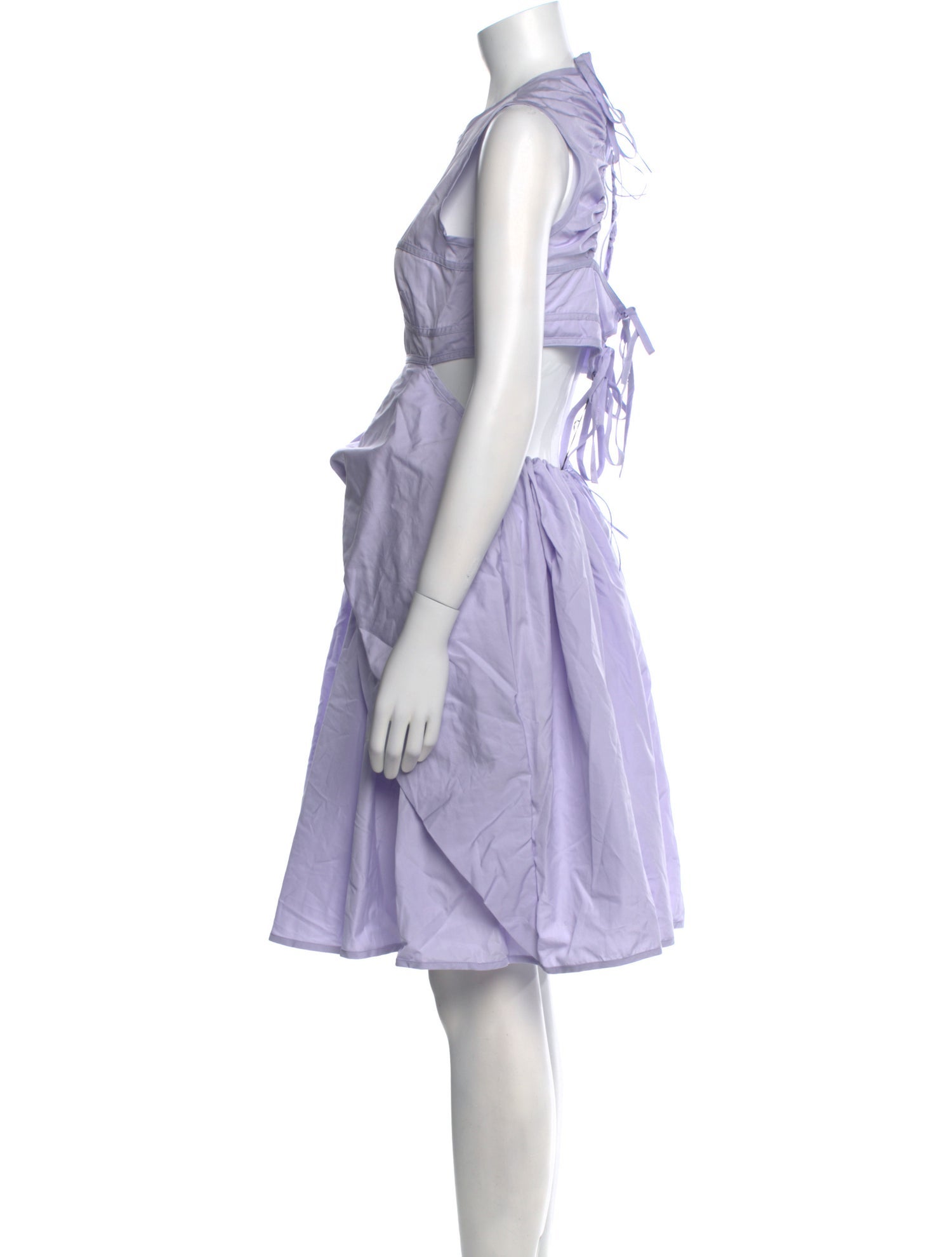 Cecilie Bahnsen Crew Neck Knee-Length Dress