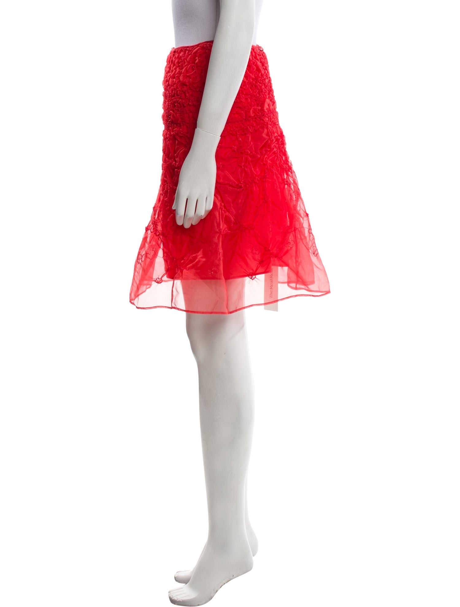 Cecilie Bahnsen Silk Knee-Length Skirt w/ Tags