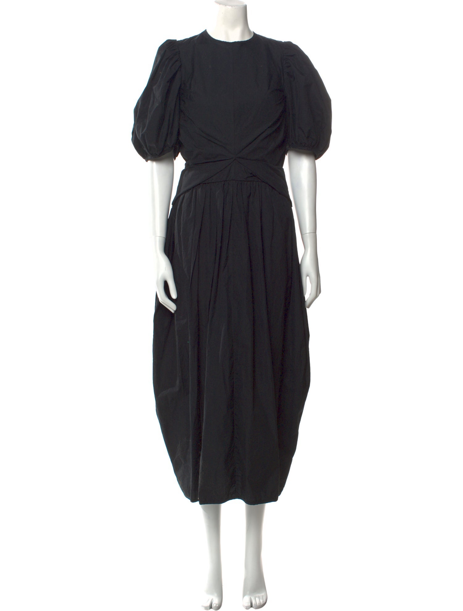 Cecilie Bahnsen Crew Neck Long Dress