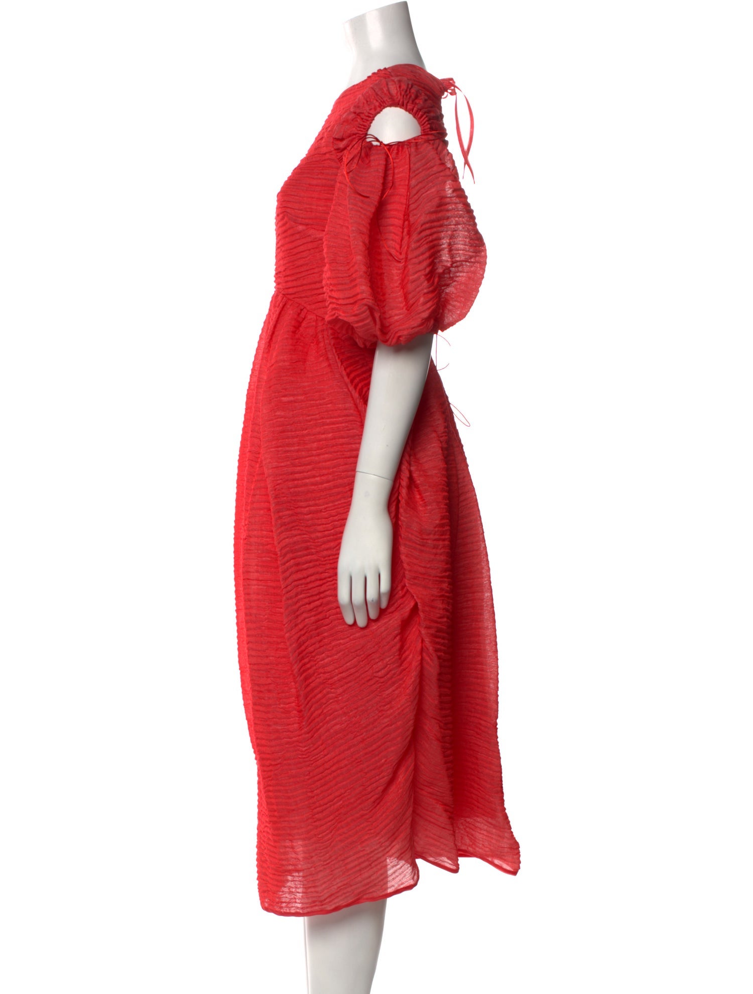 Cecilie Bahnsen Crew Neck Long Dress w/ Tags