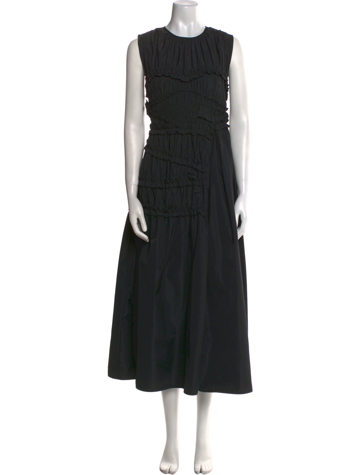 Cecilie Bahnsen Crew Neck Midi Length Dress
