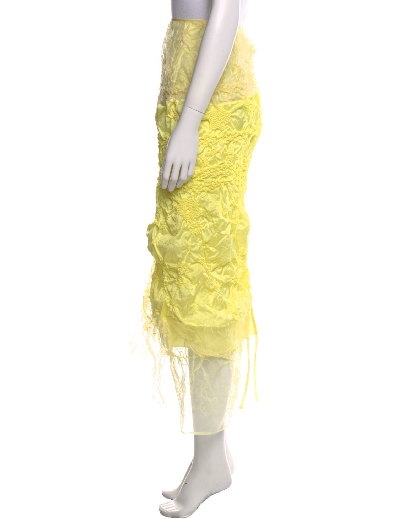 Cecilie Bahnsen Silk Midi Length Skirt w/ Tags