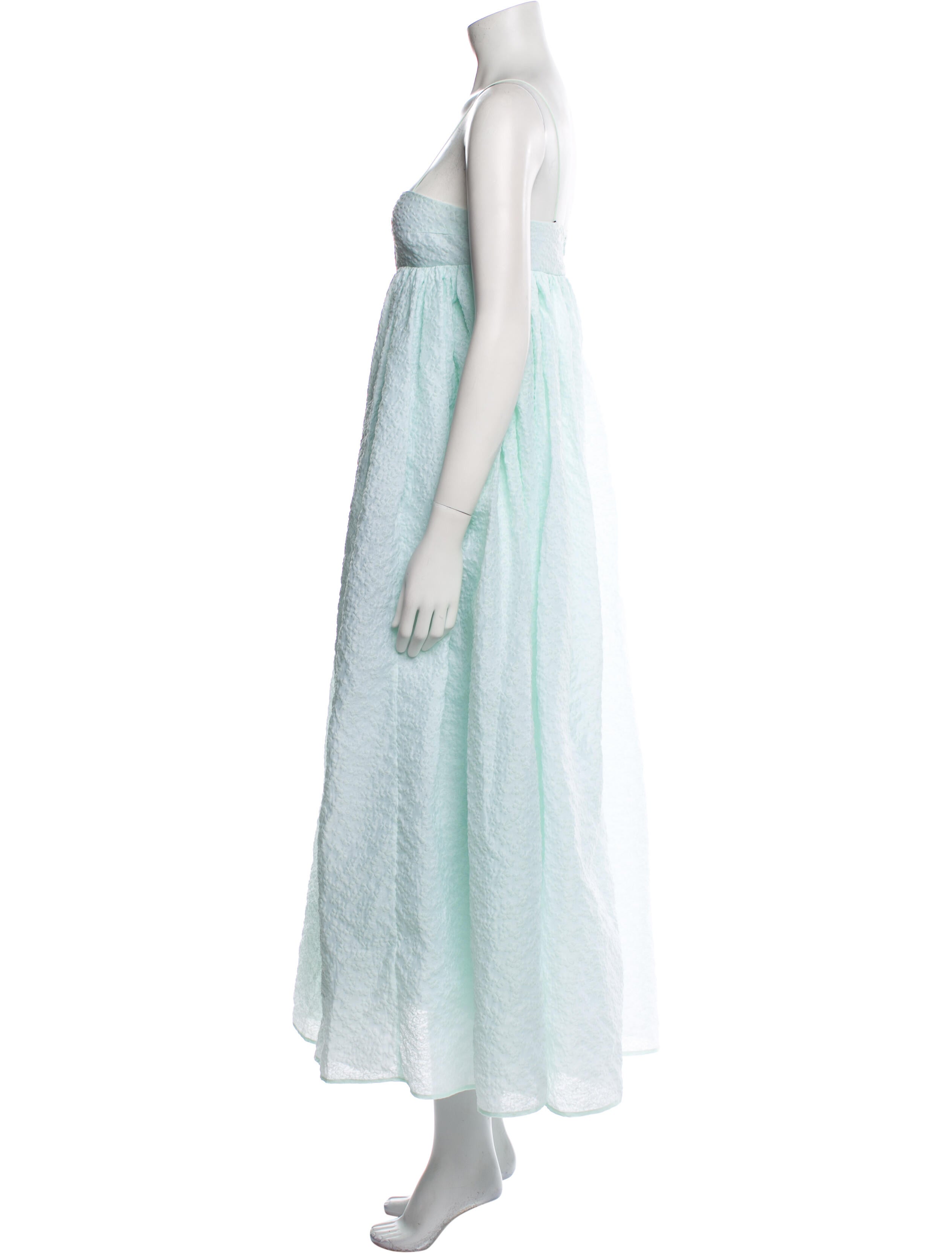 Cecilie Bahnsen Square Neckline Midi Length Dress w/ Tags