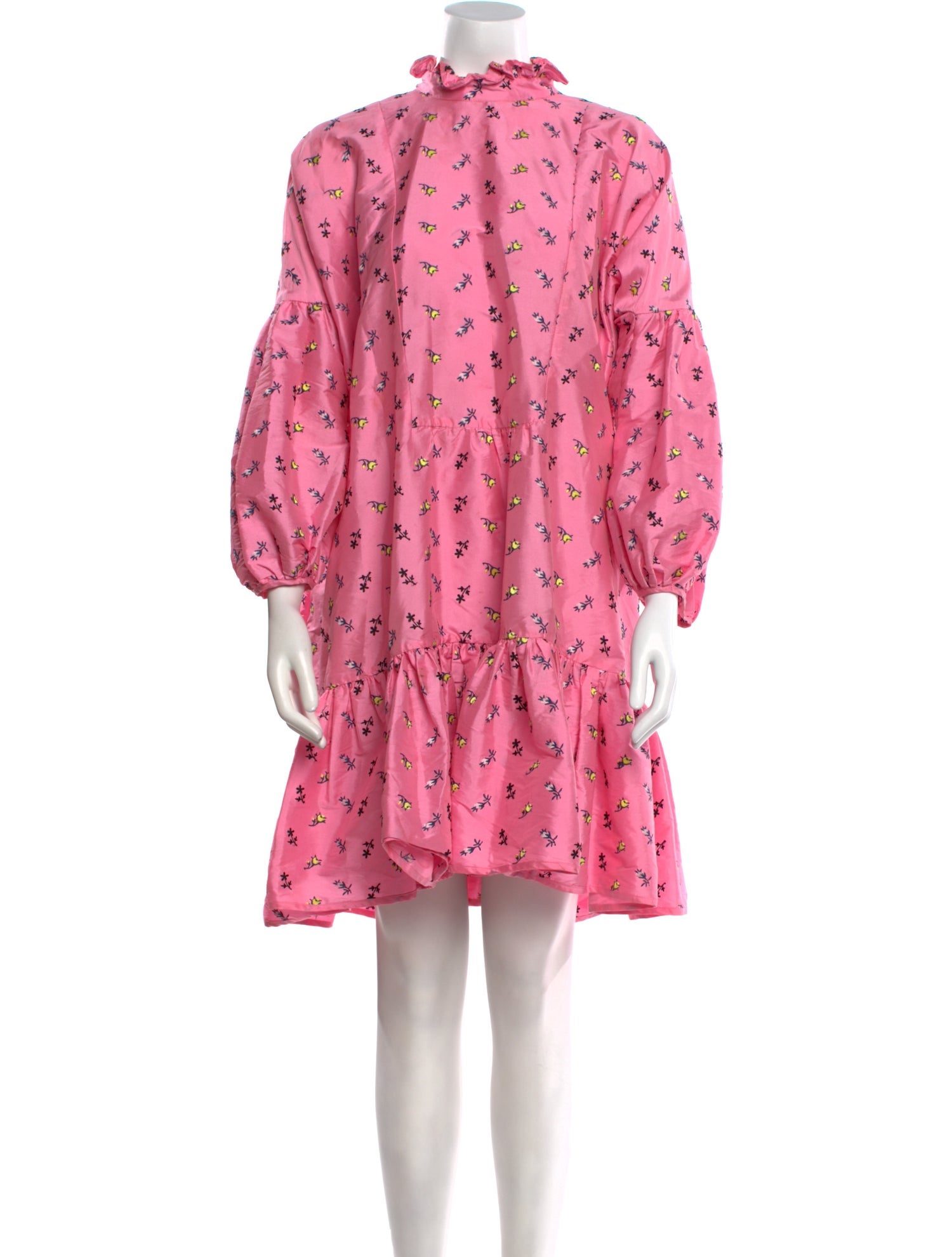 Cecilie Bahnsen Floral Print Mini Dress