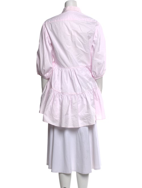 Cecilie Bahnsen Three-Quarter Sleeve Button-Up Top