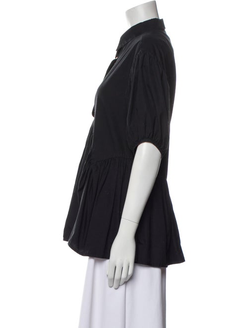Cecilie Bahnsen Short Sleeve Button-Up Top