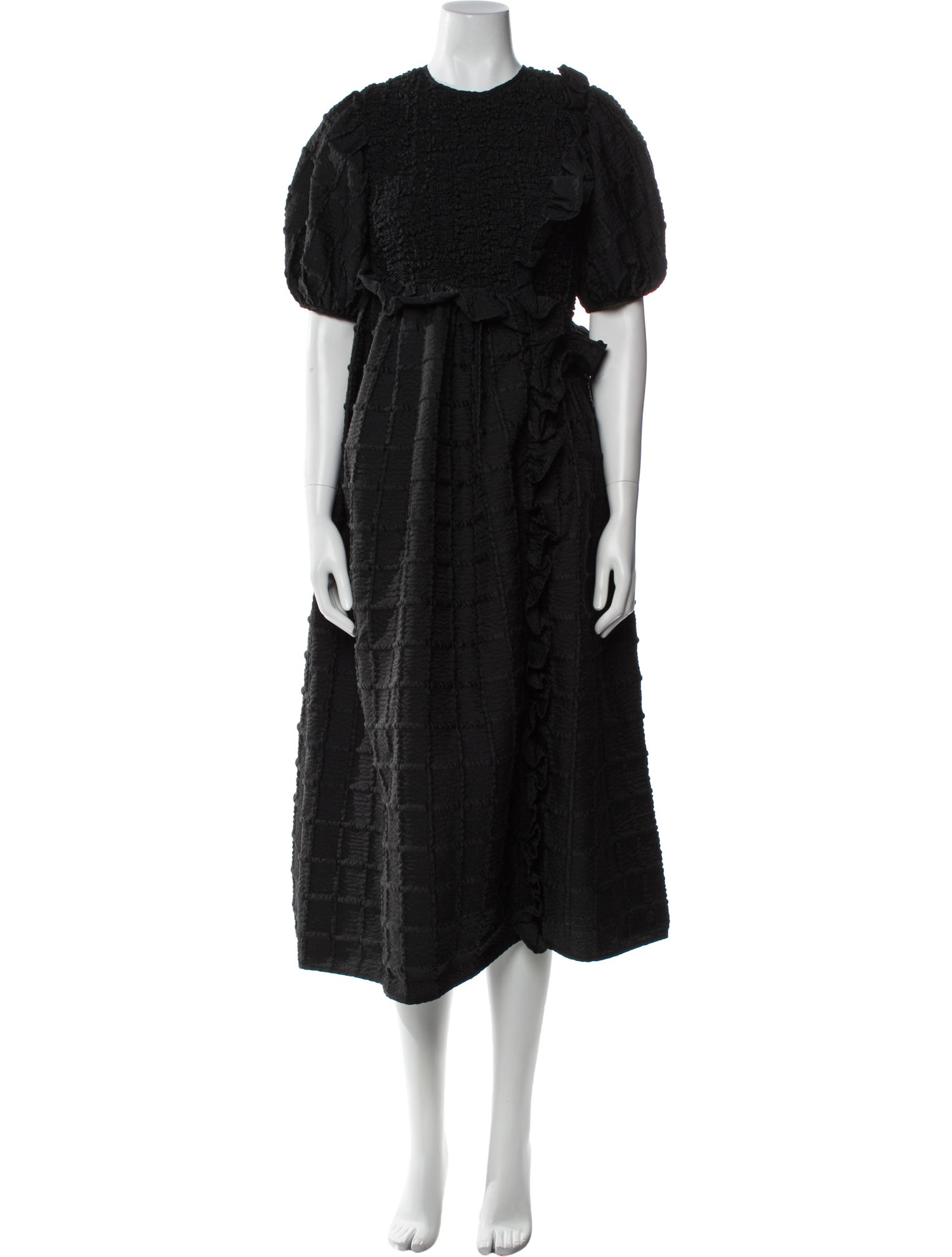 Cecilie Bahnsen Crew Neck Long Dress