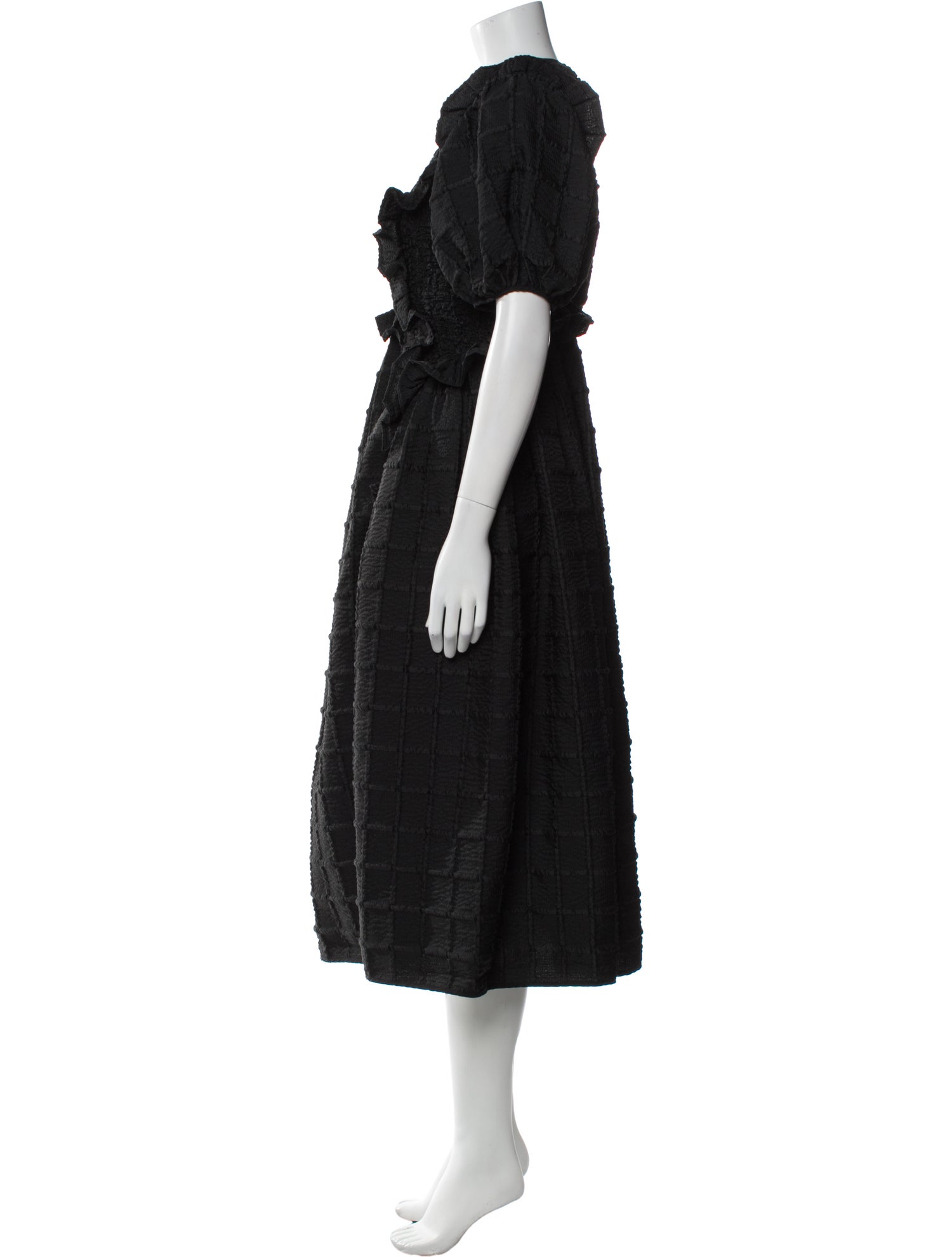 Cecilie Bahnsen Crew Neck Long Dress