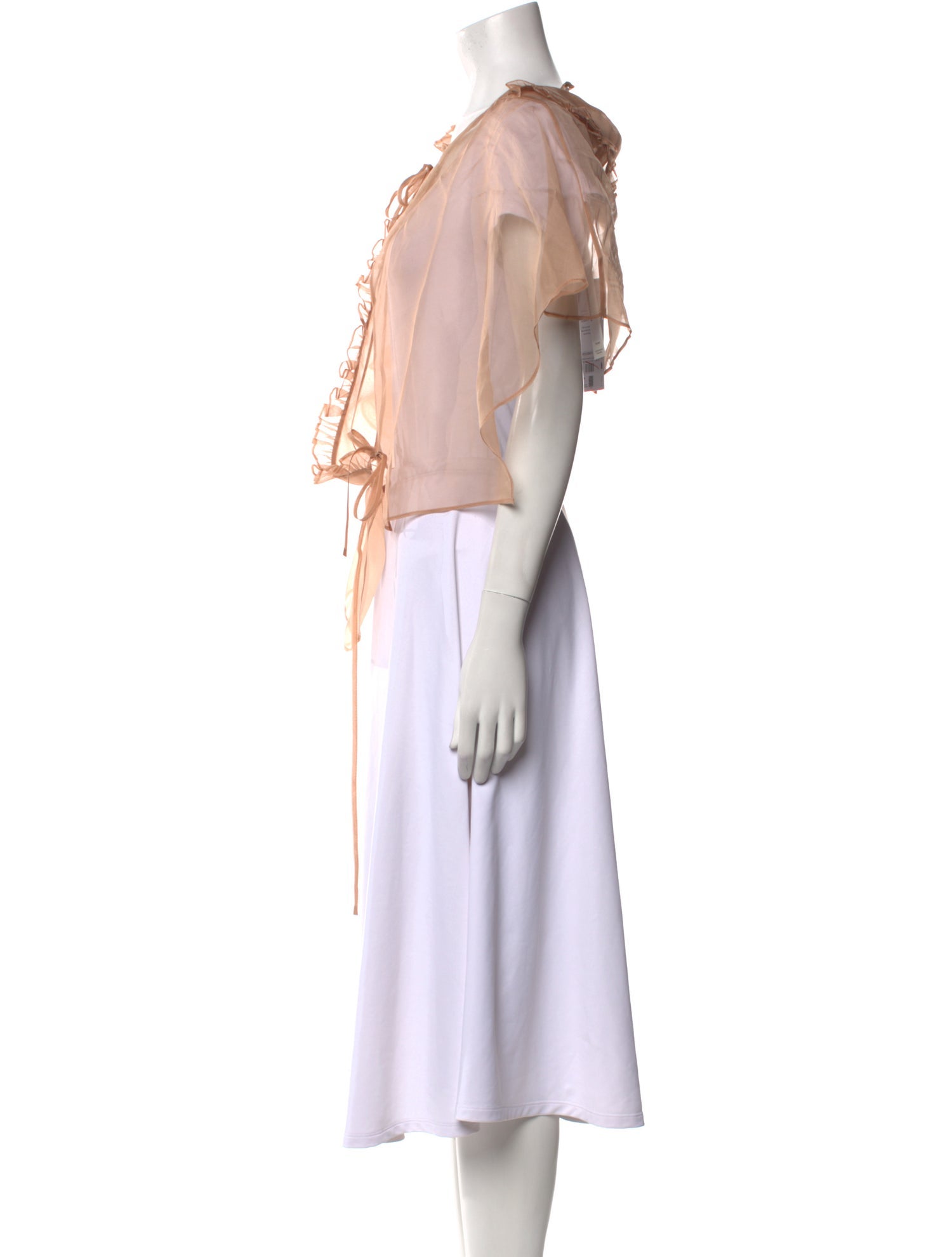 Cecilie Bahnsen Silk V-Neck Blouse w/ Tags