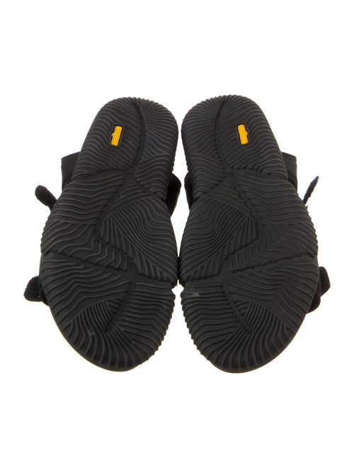 Cecilie Bahnsen Leather Trim Embellishment T-Strap Sandals